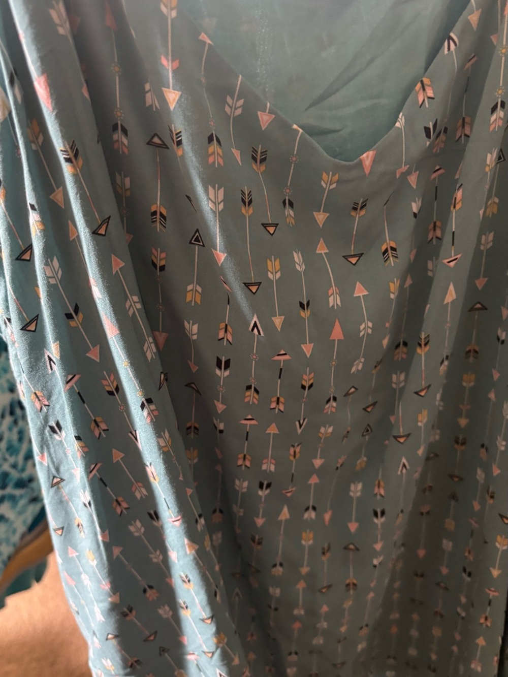 torrid Light Blue Arrow-Print Camisole